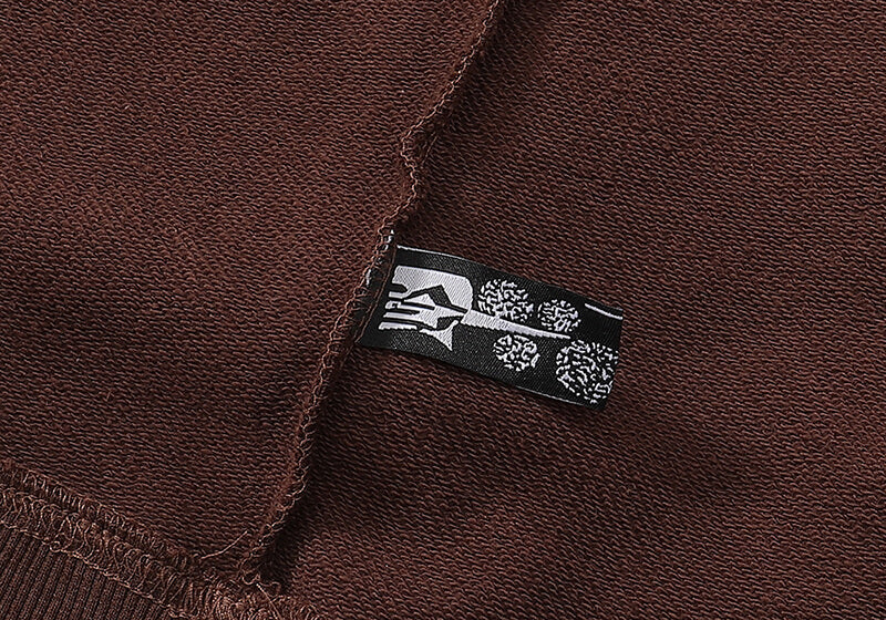Sp5der 555555 Angel Number Hoodie – Brown Premium Streetwear Sweatshirt