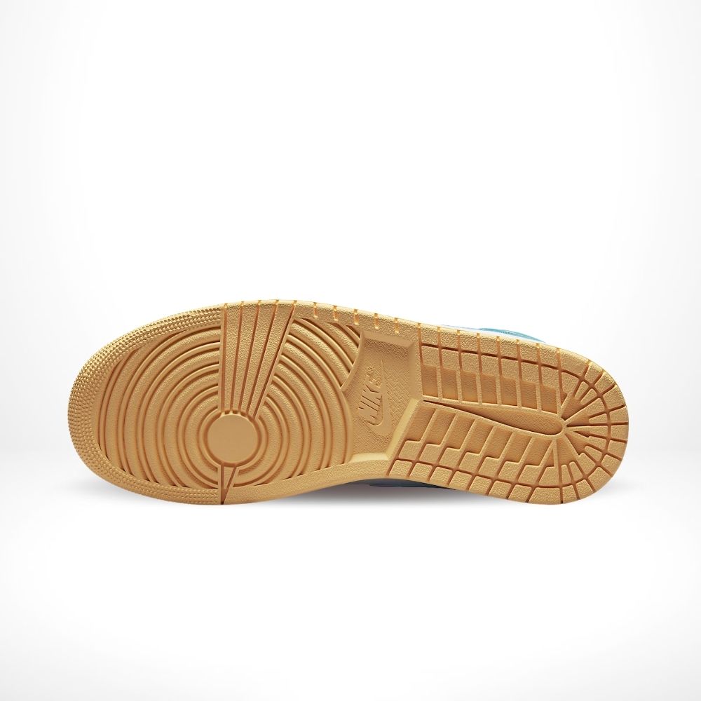 Air Jordan 1 Mid Aquatone Blue White