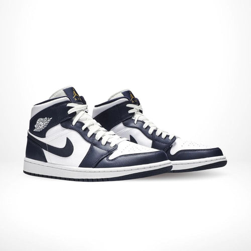 Air Jordan 1 Mid Obsidian Blue White