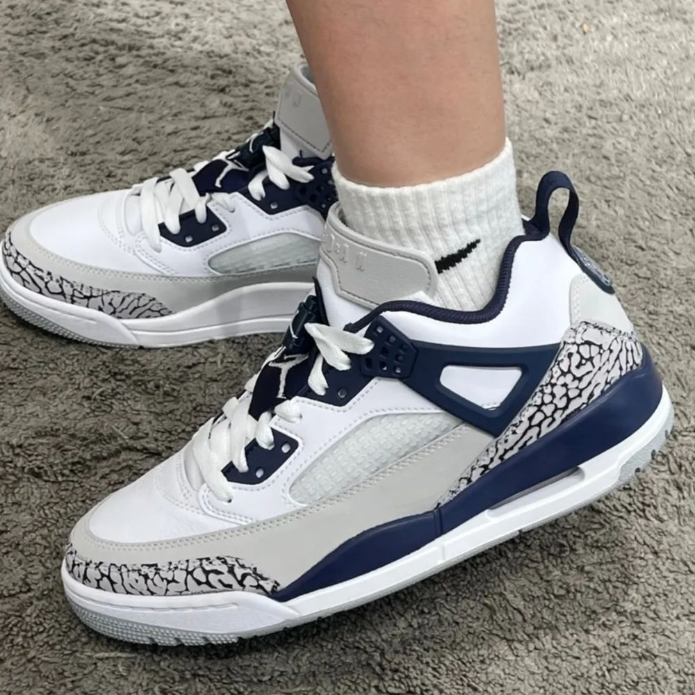 Air Jordan Spizike Low White Midnight Navy