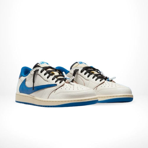 Air Jordan 1 Low OG x Travis Scott x Fragment Military Blue