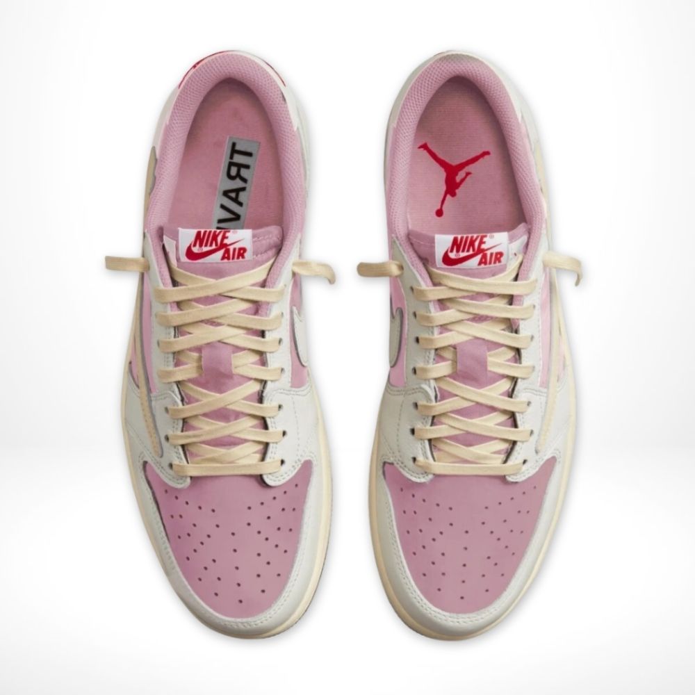 Air Jordan 1 Retro Low OG SP x Travis Scott Sail Shy Pink