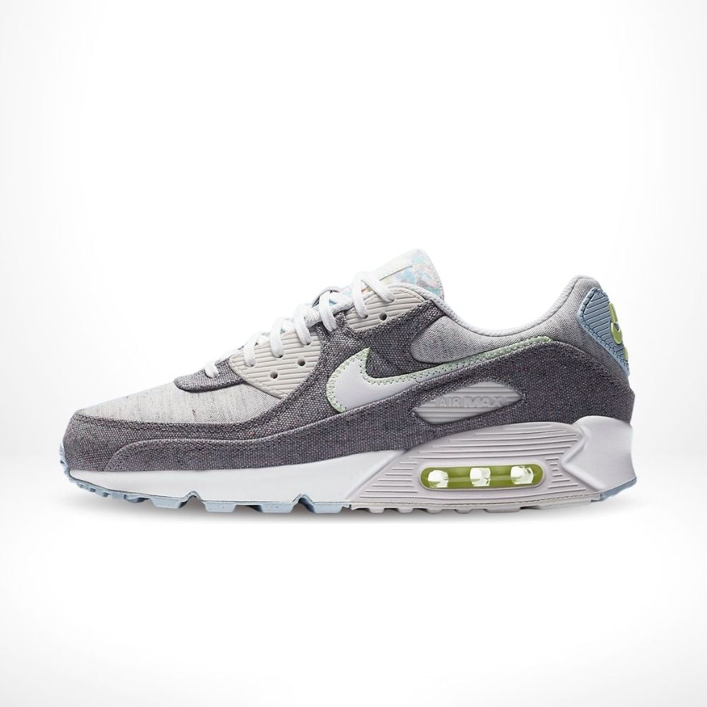 Air Max 90 Recycled Canvas Vast Grey Blue White