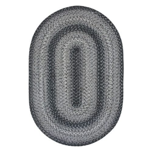 flint hill grey oval jute braided rug silo