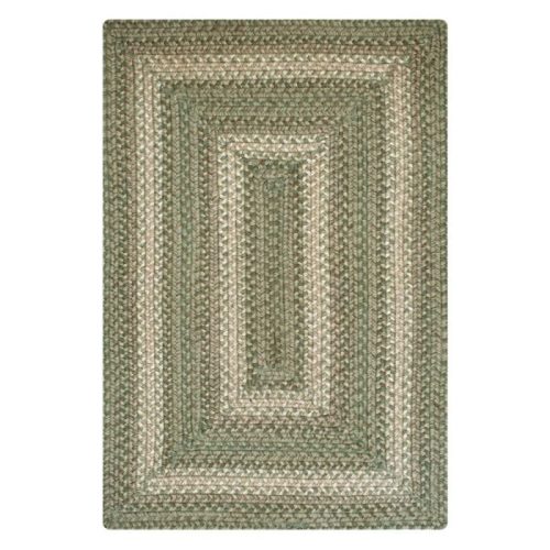 grassland green rectangular jute braided rug silo