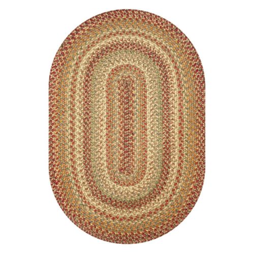 harvest beige tan oval jute braided rug silo