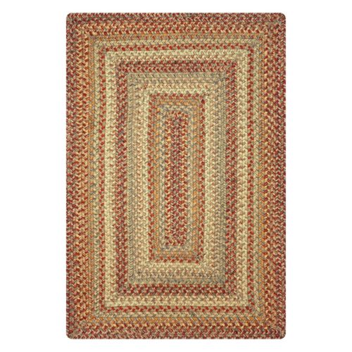 harvest beige tan rectangular jute braided rug silo