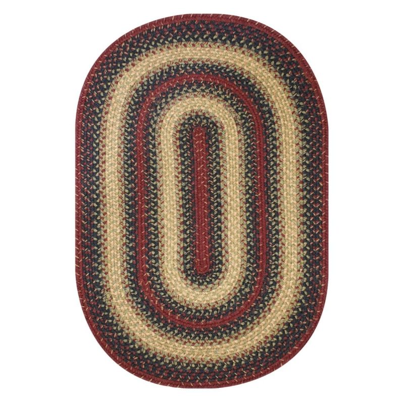 highland multi oval jute braided rug silo