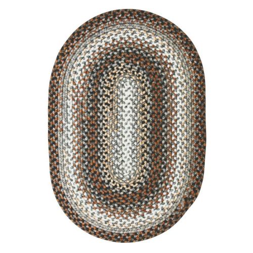 midnight moon grey oval washabl pet friendly braided rug silo 3 1