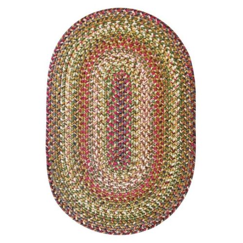 rainforest green oval washabl pet friendly braided rug silo 3 1