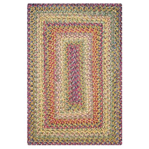 rainforest green rectangular washabl pet friendly braided rug silo 8 1