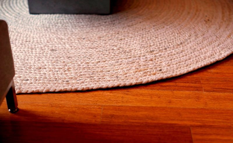 round kerala ivory jute rug 93