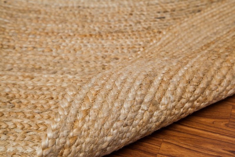 round kerala natural jute rug 36