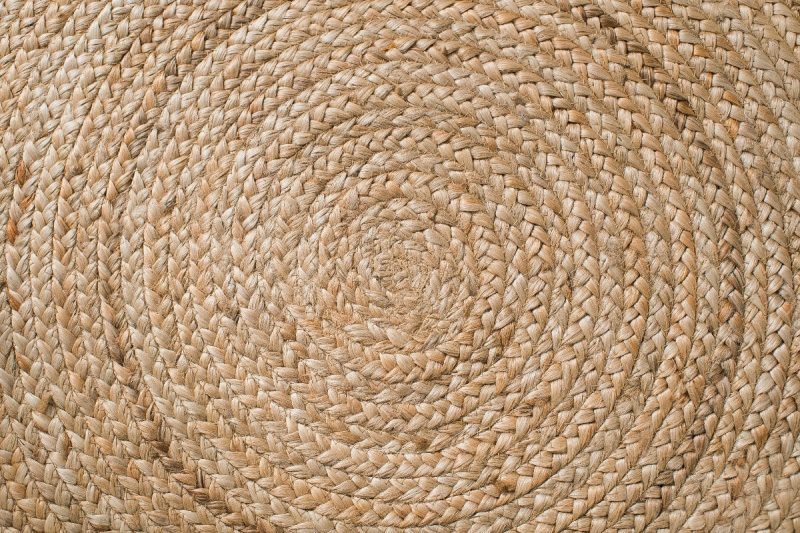 round kerala sunrise jute rug 156