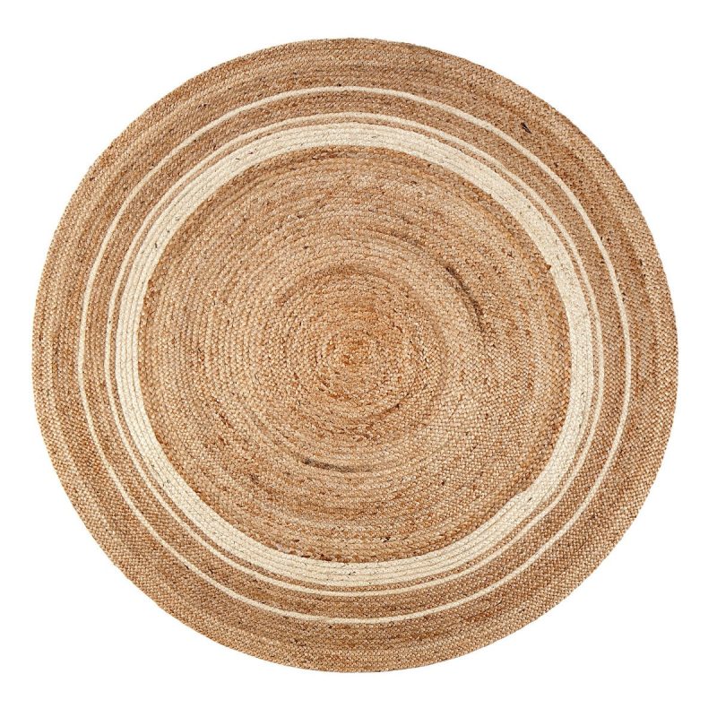 round kerala sunrise jute rug 157