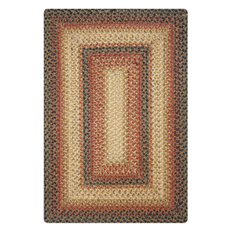 russett beige rectangular jute braided rug silo